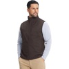image:imageM MAELREG Mens Vests Outerwear Windproof Lightweight Softshell Vests Zip Pockets Sports Sleeveless Jacket Golf Vests for MenCoffee Brown