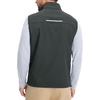 image:imageM MAELREG Mens Vests Outerwear Windproof Lightweight Softshell Vests Zip Pockets Sports Sleeveless Jacket Golf Vests for MenGrey