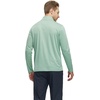 image:imageM MAELREG Quarter Zip Golf Pullover Men Dry Fit Long Sleeve Performance Wicking Mock Neck 14 Zip Pullover Mens SweatshirtBeryl Green Melange