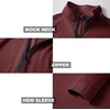 image:imageM MAELREG Quarter Zip Golf Pullover Men Dry Fit Long Sleeve Performance Wicking Mock Neck 14 Zip Pullover Mens SweatshirtBurgundy