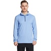 image:imageM MAELREG Quarter Zip Golf Pullover Men Dry Fit Long Sleeve Performance Wicking Mock Neck 14 Zip Pullover Mens SweatshirtLight Blue Melange