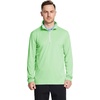 image:imageM MAELREG Quarter Zip Golf Pullover Men Dry Fit Long Sleeve Performance Wicking Mock Neck 14 Zip Pullover Mens SweatshirtLight Green Melange