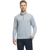 image:imageM MAELREG Quarter Zip Golf Pullover Men Dry Fit Long Sleeve Performance Wicking Mock Neck 14 Zip Pullover Mens SweatshirtLunar Rock Melange