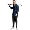 image:imageM MAELREG Quarter Zip Golf Pullover Men Dry Fit Long Sleeve Performance Wicking Mock Neck 14 Zip Pullover Mens SweatshirtNavy