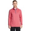 image:imageM MAELREG Quarter Zip Golf Pullover Men Dry Fit Long Sleeve Performance Wicking Mock Neck 14 Zip Pullover Mens SweatshirtRed Melange