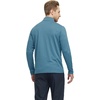 image:imageM MAELREG Quarter Zip Golf Pullover Men Dry Fit Long Sleeve Performance Wicking Mock Neck 14 Zip Pullover Mens SweatshirtSaxony Blue Melange