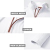 image:imageM MAELREG Quarter Zip Golf Pullover Men Dry Fit Long Sleeve Performance Wicking Mock Neck 14 Zip Pullover Mens SweatshirtWhite