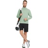 image:imageM MAELREG Quarter Zip Pullover Men Moisture Wicking Performance Heather Midlayer Golf 14 Zip Pullover Mens SweatshirtBeryl Green Melange