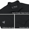 image:imageM MAELREG Quarter Zip Pullover Men Moisture Wicking Performance Heather Midlayer Golf 14 Zip Pullover Mens SweatshirtBlack