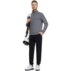image:imageM MAELREG Quarter Zip Pullover Men Moisture Wicking Performance Heather Midlayer Golf 14 Zip Pullover Mens SweatshirtBlack Grey Heather