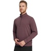 image:imageM MAELREG Quarter Zip Pullover Men Moisture Wicking Performance Heather Midlayer Golf 14 Zip Pullover Mens SweatshirtBrick Heather
