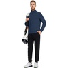 image:imageM MAELREG Quarter Zip Pullover Men Moisture Wicking Performance Heather Midlayer Golf 14 Zip Pullover Mens SweatshirtCobalt Heather