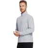image:imageM MAELREG Quarter Zip Pullover Men Moisture Wicking Performance Heather Midlayer Golf 14 Zip Pullover Mens SweatshirtFaded Denim Heather