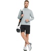 image:imageM MAELREG Quarter Zip Pullover Men Moisture Wicking Performance Heather Midlayer Golf 14 Zip Pullover Mens SweatshirtLunar Rock Melange