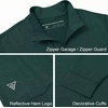 image:imageM MAELREG Quarter Zip Pullover Men Moisture Wicking Performance Heather Midlayer Golf 14 Zip Pullover Mens SweatshirtTurquoise Heather