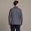 image:imageM MAELREG Quarter Zip Pullover Men Performance Dry Fit Stripe Mock Neck Midlayer Golf 14 Zip Pullover Mens SweatshirtBlack Grey Melange