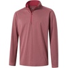 image:imageM MAELREG Quarter Zip Pullover Men Performance Dry Fit Stripe Mock Neck Midlayer Golf 14 Zip Pullover Mens SweatshirtBrick Melange