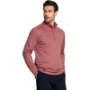 image:imageM MAELREG Quarter Zip Pullover Men Performance Dry Fit Stripe Mock Neck Midlayer Golf 14 Zip Pullover Mens SweatshirtBrick Melange