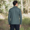image:imageM MAELREG Quarter Zip Pullover Men Performance Dry Fit Stripe Mock Neck Midlayer Golf 14 Zip Pullover Mens SweatshirtDark Green Melange