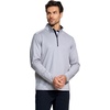 image:imageM MAELREG Quarter Zip Pullover Men Performance Dry Fit Stripe Mock Neck Midlayer Golf 14 Zip Pullover Mens SweatshirtGrey Melange