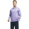 image:imageM MAELREG Quarter Zip Pullover Men Performance Dry Fit Stripe Mock Neck Midlayer Golf 14 Zip Pullover Mens SweatshirtLavender Melange