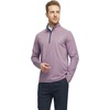 image:imageM MAELREG Quarter Zip Pullover Men Performance Dry Fit Stripe Mock Neck Midlayer Golf 14 Zip Pullover Mens SweatshirtWistful Mauve Melange