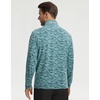 image:imageM MAELREG Quarter Zip Pullover Men Print Dry Fit Long Sleeve Golf ShirtCyan Massif