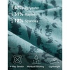 image:imageM MAELREG Quarter Zip Pullover Men Print Dry Fit Long Sleeve Golf ShirtCyan Massif