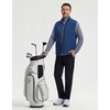 image:imageM MAELREG Quarter Zip Pullover Men Print Dry Fit Long Sleeve Golf ShirtGrayish Blue Flowerl