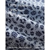 image:imageM MAELREG Quarter Zip Pullover Men Print Dry Fit Long Sleeve Golf ShirtGrayish Blue Flowerl