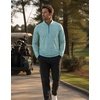 image:imageM MAELREG Quarter Zip Pullover Men Print Dry Fit Long Sleeve Golf ShirtGreen Heather