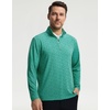 image:imageM MAELREG Quarter Zip Pullover Men Print Dry Fit Long Sleeve Golf ShirtGreen Whiskey Glass