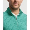 image:imageM MAELREG Quarter Zip Pullover Men Print Dry Fit Long Sleeve Golf ShirtGreen Whiskey Glass