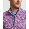 image:imageM MAELREG Quarter Zip Pullover Men Print Dry Fit Long Sleeve Golf ShirtMauve Flower