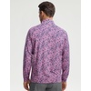 image:imageM MAELREG Quarter Zip Pullover Men Print Dry Fit Long Sleeve Golf ShirtMauve Flower