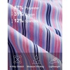 image:imageM MAELREG Quarter Zip Pullover Men Print Dry Fit Long Sleeve Golf ShirtPink Blue Stripe
