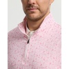 image:imageM MAELREG Quarter Zip Pullover Men Print Dry Fit Long Sleeve Golf ShirtPink Whiskey Glass