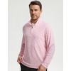 image:imageM MAELREG Quarter Zip Pullover Men Print Dry Fit Long Sleeve Golf ShirtPink Whiskey Glass