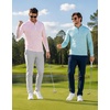image:imageM MAELREG Quarter Zip Pullover Men Print Dry Fit Long Sleeve Golf ShirtPink Whiskey Glass