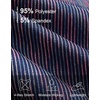 image:imageM MAELREG Quarter Zip Pullover Men Print Dry Fit Long Sleeve Golf ShirtSpace Dye Stripe