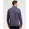 image:imageM MAELREG Quarter Zip Pullover Men Print Dry Fit Long Sleeve Golf ShirtSpace Dye Stripe