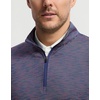 image:imageM MAELREG Quarter Zip Pullover Men Print Dry Fit Long Sleeve Golf ShirtSpace Dye Stripe