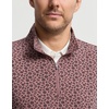 image:imageM MAELREG Quarter Zip Pullover Men Print Dry Fit Long Sleeve Golf ShirtWine Red Flower