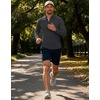 image:imageM MAELREG Quarter Zip Pullover Men Running Shirt Long Sleeve Golf ShirtsBlack Heather