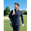 image:imageM MAELREG Quarter Zip Pullover Men Running Shirt Long Sleeve Golf ShirtsDark Blue Heather