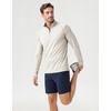 image:imageM MAELREG Quarter Zip Pullover Men Running Shirt Long Sleeve Golf ShirtsLight Khaki Heather