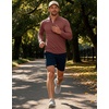 image:imageM MAELREG Quarter Zip Pullover Men Running Shirt Long Sleeve Golf ShirtsRed Ochre Heather