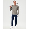 image:imageM MAELREG Quarter Zip Pullover Men Running Shirt Long Sleeve Golf ShirtsTaupe Heather