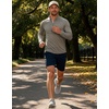 image:imageM MAELREG Quarter Zip Pullover Men Running Shirt Long Sleeve Golf ShirtsTaupe Heather