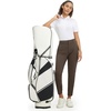 image:imageM MAELREG Womens Golf Pants Lightweight Quick Dry Ankle Zip Track PantsCoffee Brown